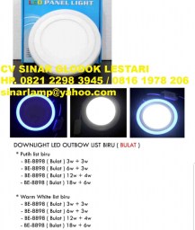 Downlight LED Outbow Bulat Double Color Panel Light